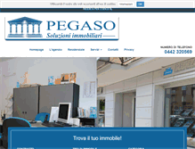 Tablet Screenshot of immobiliarepegaso.com